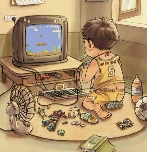 那些年的回忆,童年的平机快乐