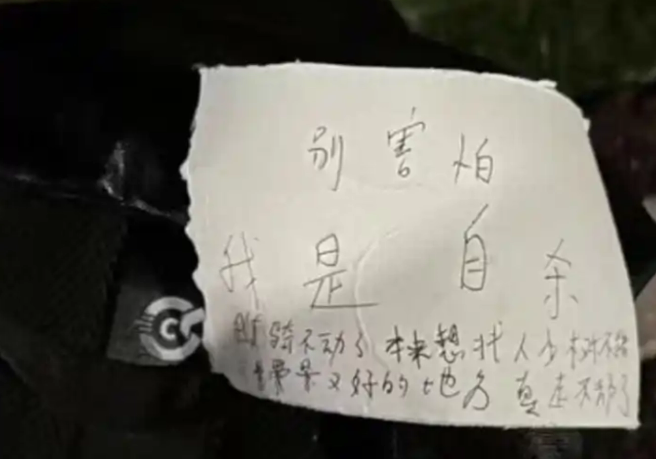 也许正是世间太苦，成都一公园25岁女子自缢身亡，死前留下遗书抚慰发现遗体者“别害怕” - 生活银魂 - 大众生活 - 万事屋 | 生活·动漫·娱乐综合社区-银魂同好聚集地