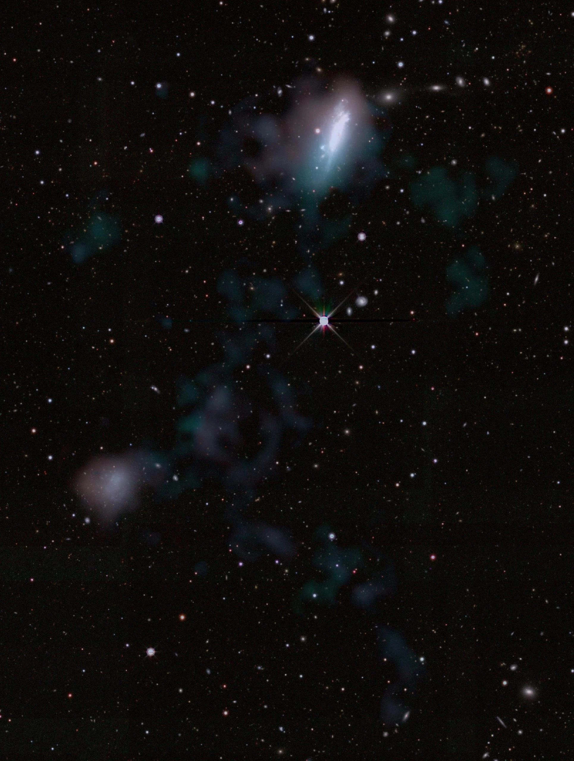 天文学家发现了连接宇宙中两个星系的巨大“桥梁”