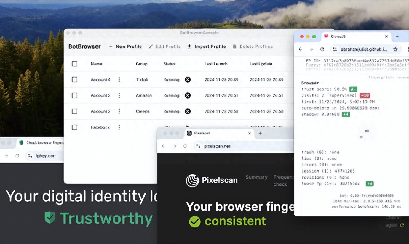 BotBrowser:统一指纹的开源浏览器