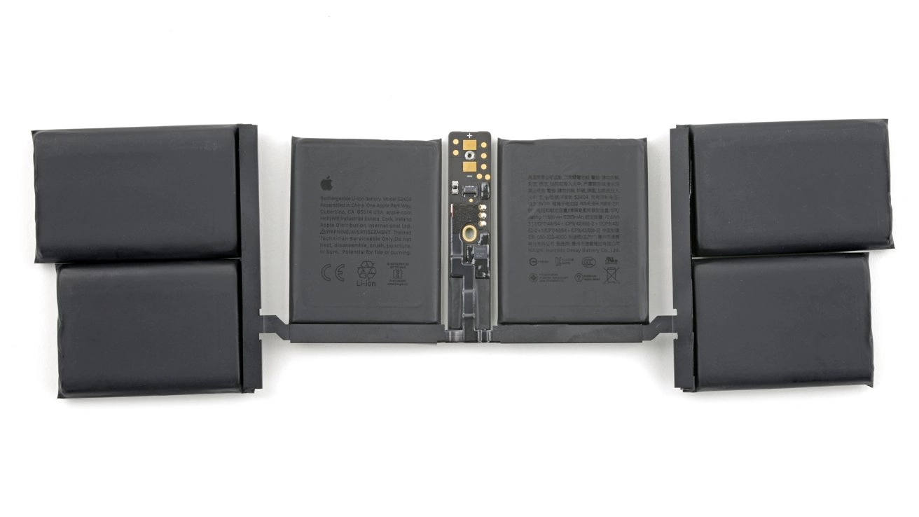 新款MacBook Pro拆解报告透露细微内部变动 可维修性略有提升