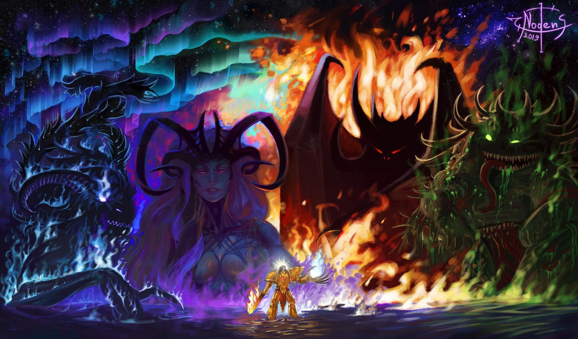 战锤40K四小贩起源大揭秘：如何消灭或转化四大混沌神成正神？ - 万事屋 | 生活·动漫·娱乐综合社区-银魂同好聚集地