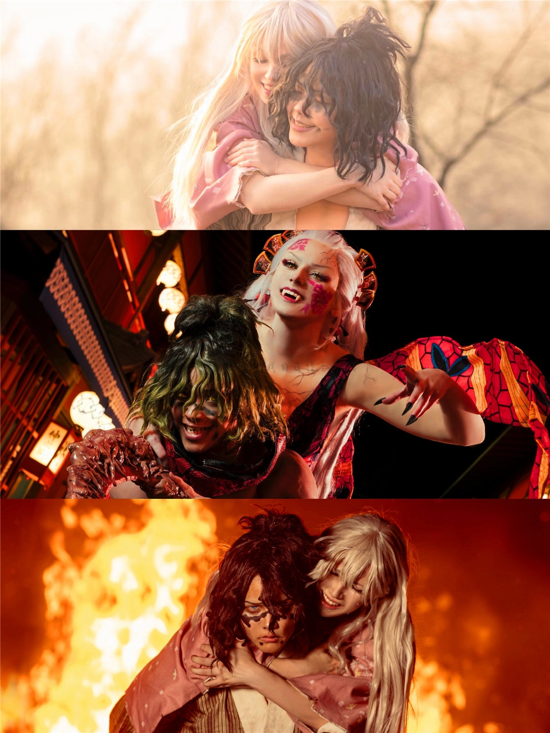 海外Coser扮演《鬼灭之刃》堕姬，网友：不能说像，她就是