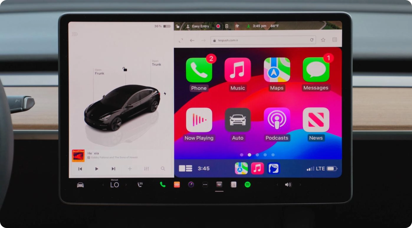 特斯拉终于低头要支持 CarPlay 了?内部测试曝光,原因很现实 - 万事屋 | 生活·动漫·娱乐综合社区-银魂同好聚集地