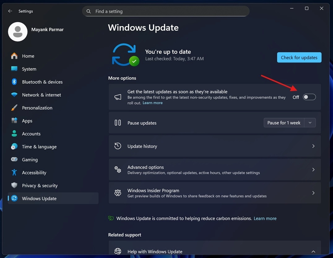 微软将借助机器学习在部分电脑上自动下载Windows 11 25H2更新