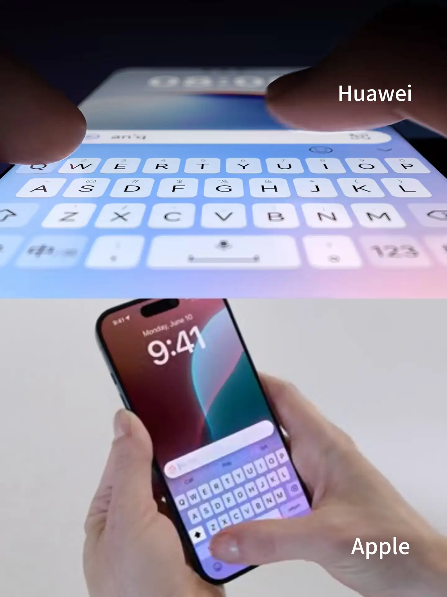 余承东说靠抄袭是没有未来的，然后呢？网友收集了一些图片