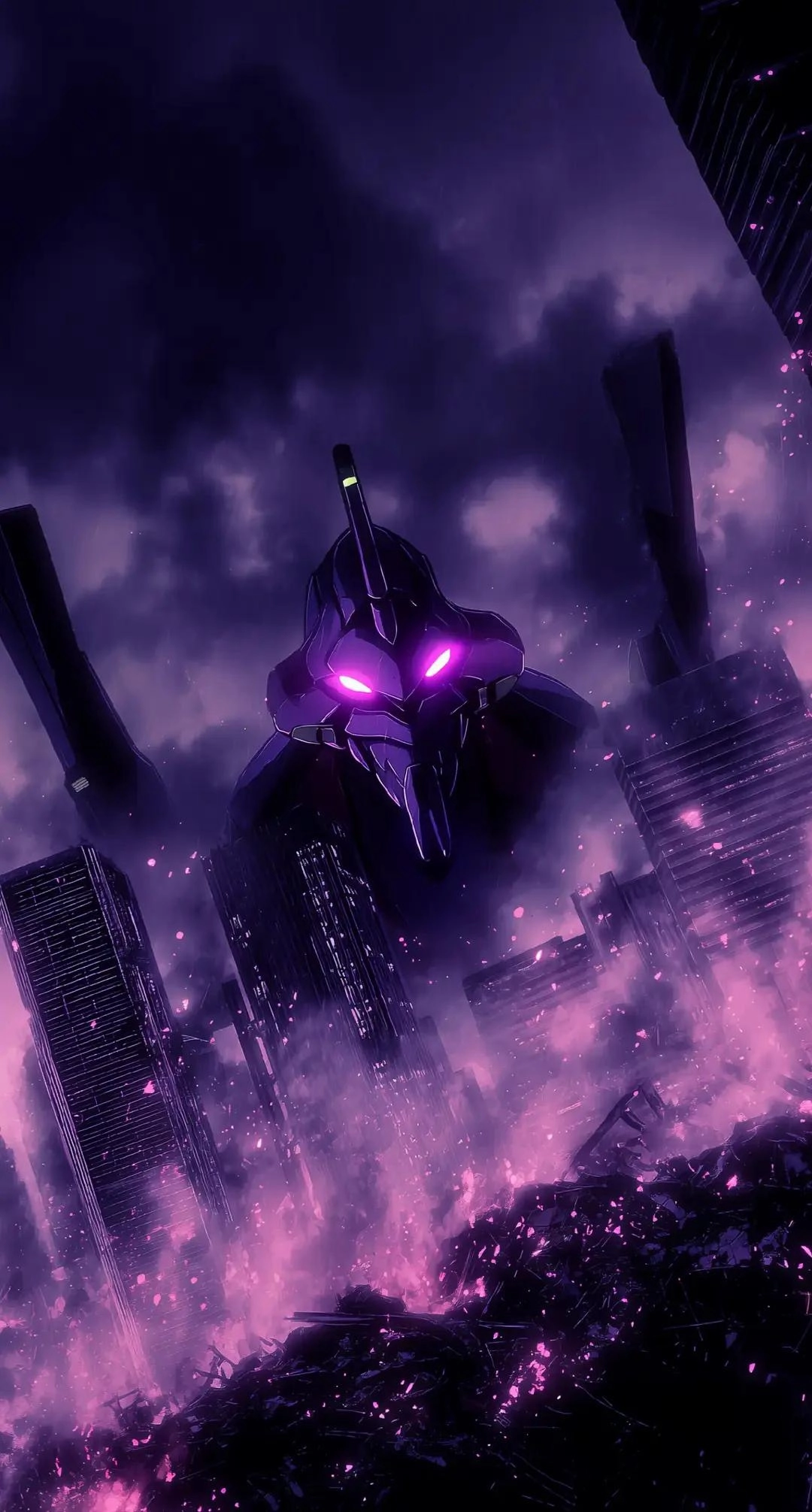 网友分享AI生成的新世纪福音战士手机壁纸