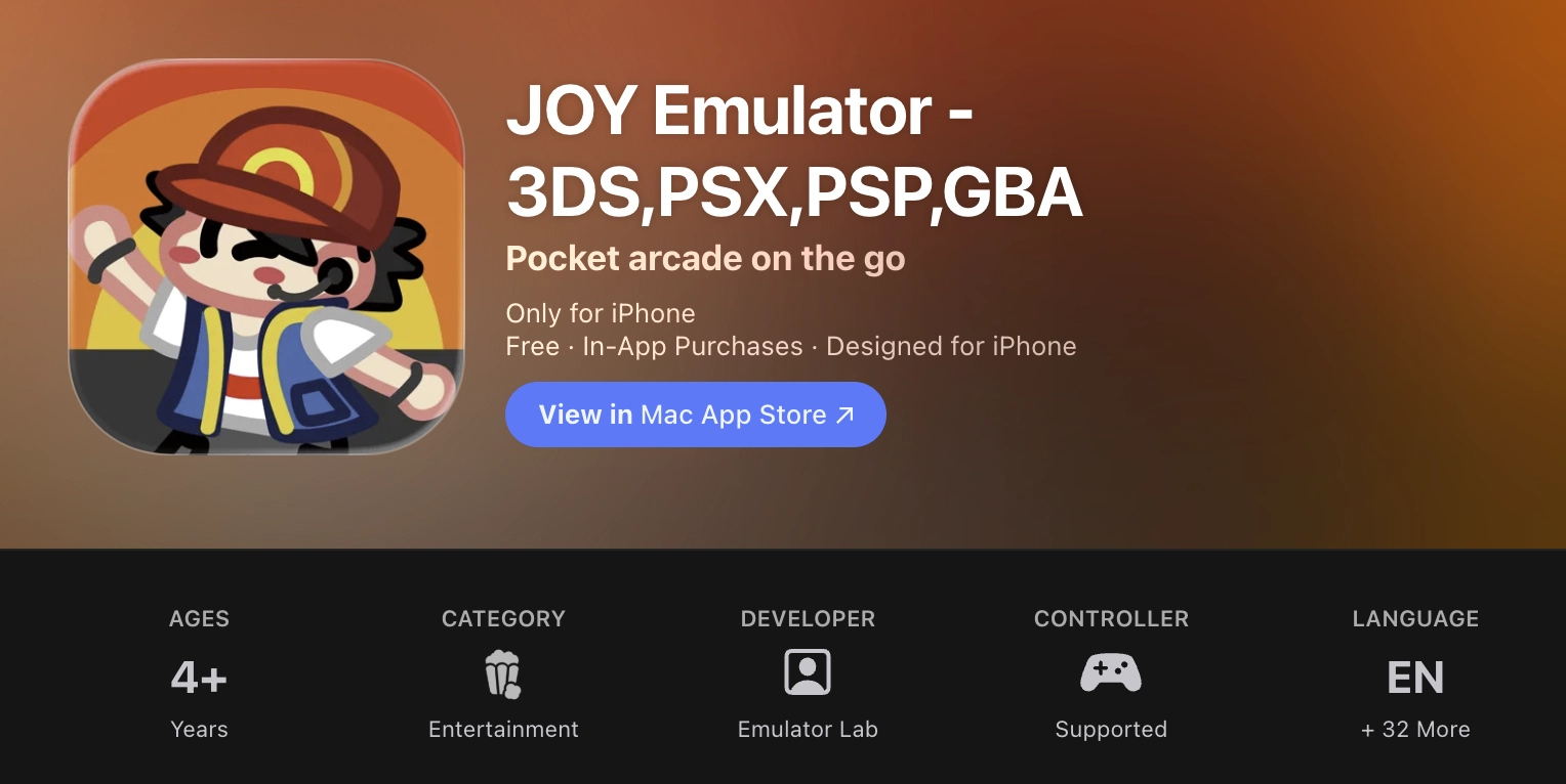 iOS上有一款游戏机模拟器限时免费中：JOY Emulator - 万事屋 | 生活·动漫·娱乐综合社区-银魂同好聚集地