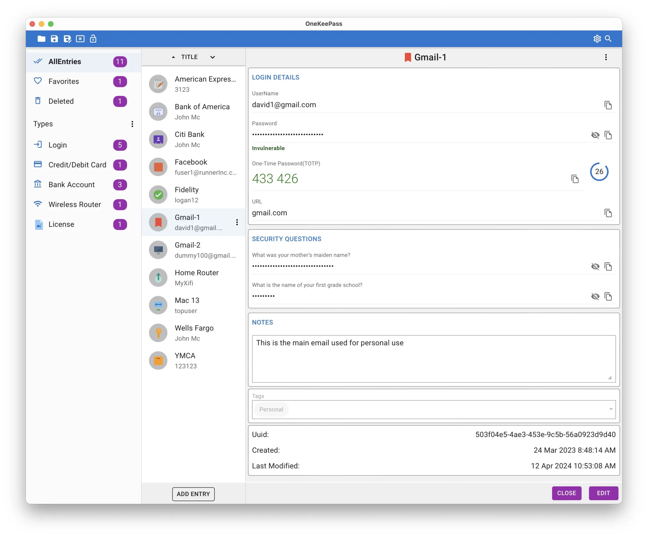 KeePass for MacOS/iOS的免费应用推荐:OneKeePass - 万事屋 | 生活·动漫·娱乐综合社区-银魂同好聚集地