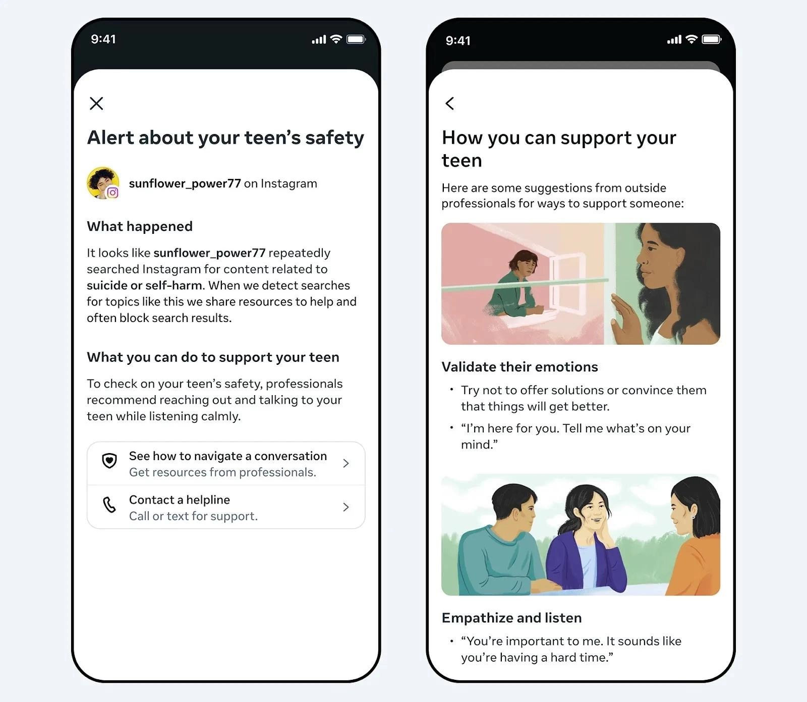 若其子女反复搜索自残相关话题 Instagram将提醒家长