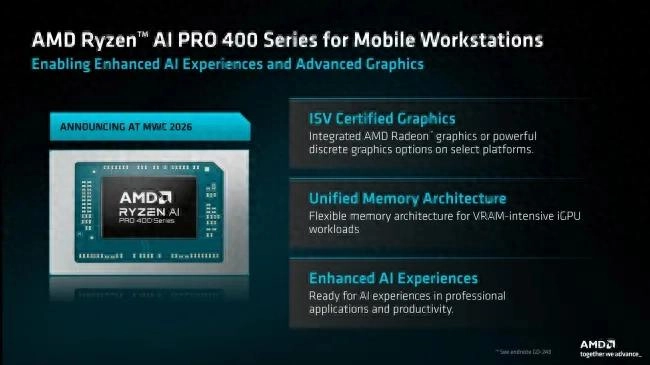 AMD发布Ryzen AI PRO 400系列桌面处理器 针对AI计算优化 - 万事屋 | 生活·动漫·娱乐综合社区-银魂同好聚集地