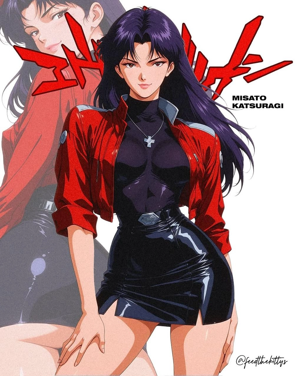 这个画风如何 新世纪福音战士插画一组 画师见签名