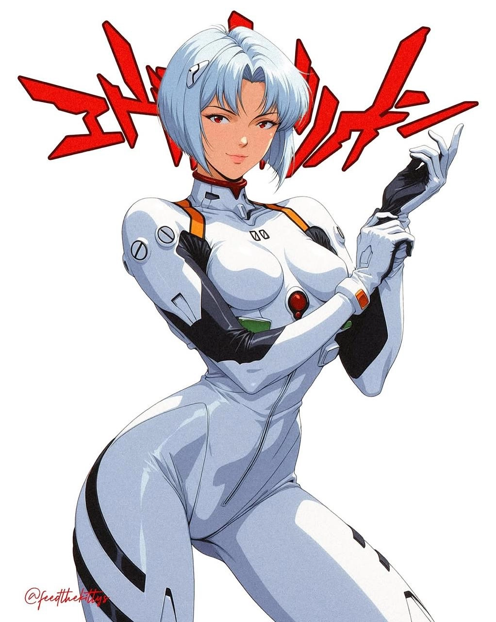 这个画风如何 新世纪福音战士插画一组 画师见签名