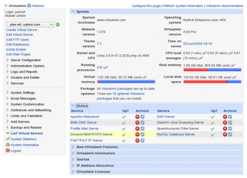 转载一篇十年前的网友分享:管理Linux服务器的20个开源/商业控制面板