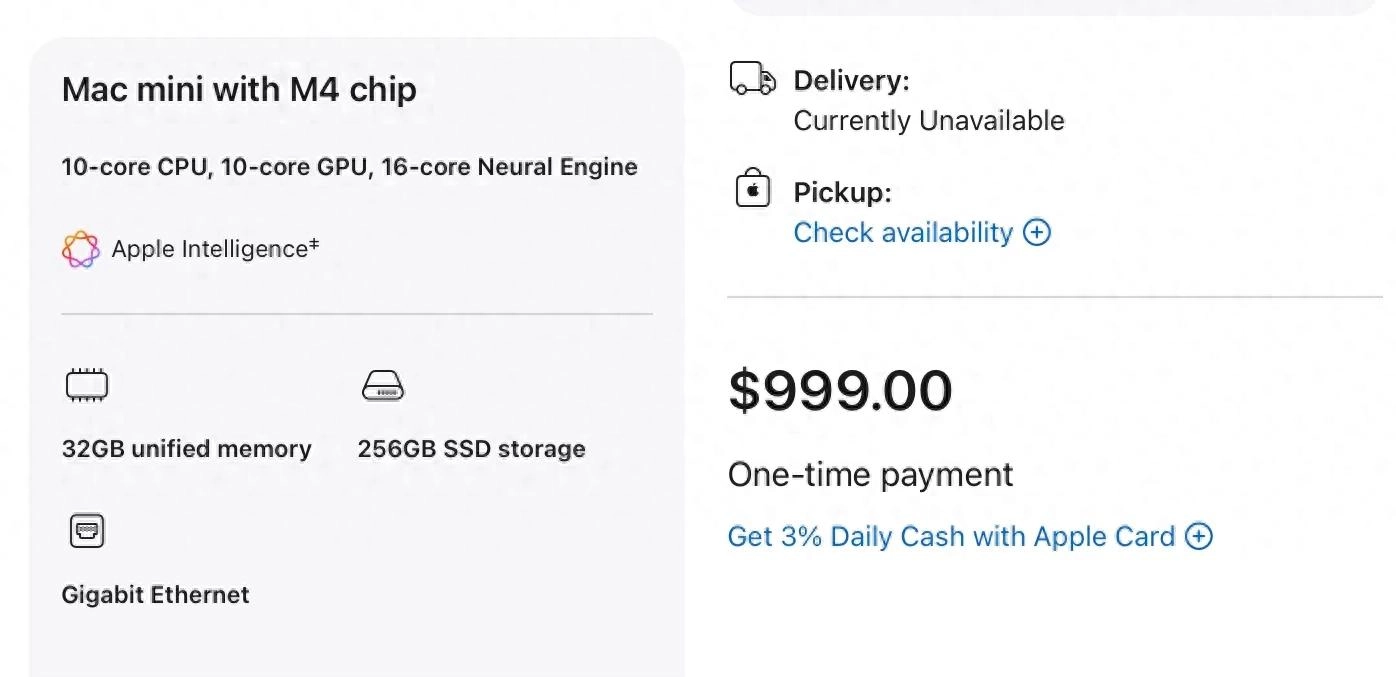 苹果高端款 Mac mini 与 Mac Studio 多款配置在官网出现缺货状况 - 万事屋 | 生活·动漫·娱乐综合社区-银魂同好聚集地