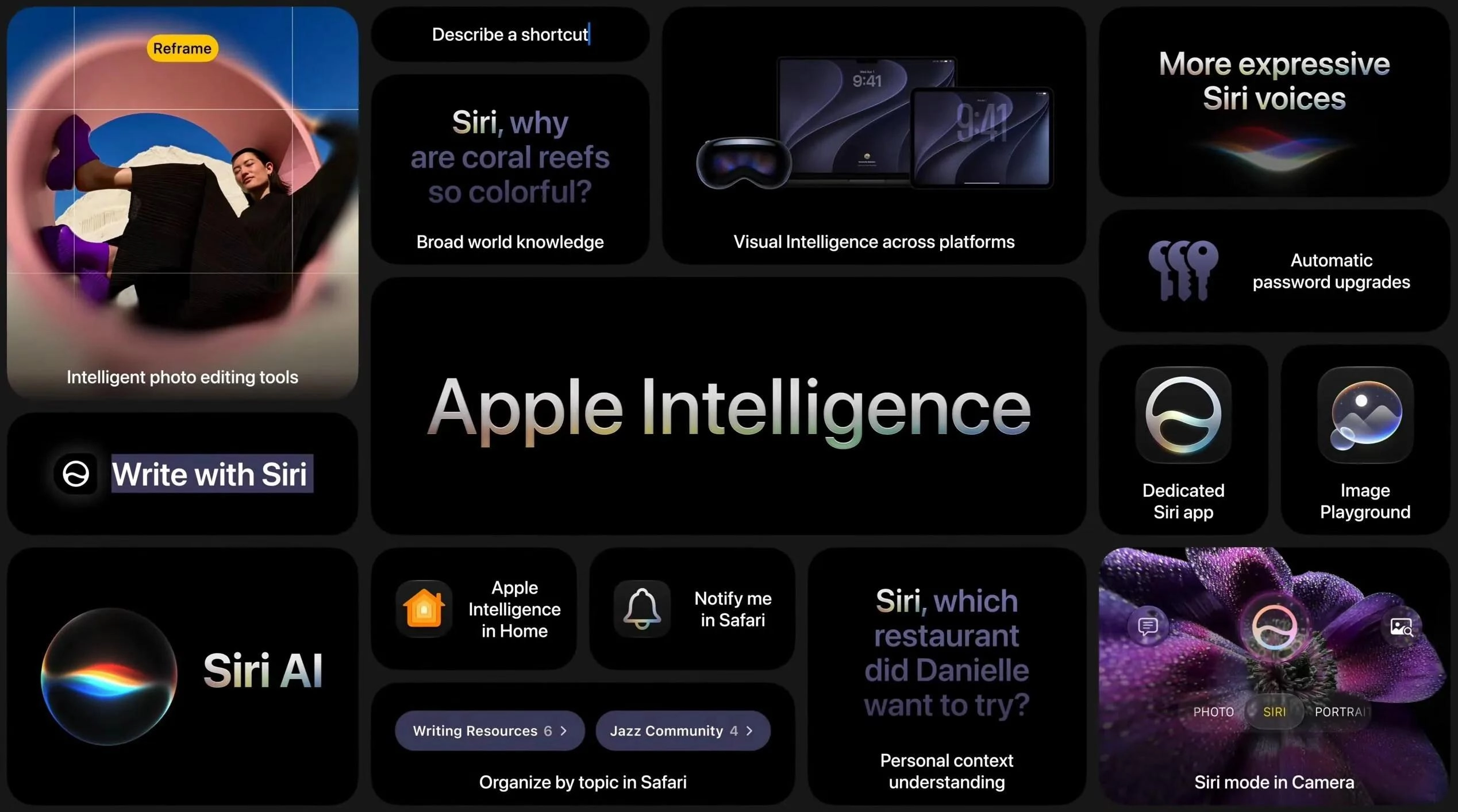 苹果发布全新 Siri AI 与下一代 Apple Intelligence