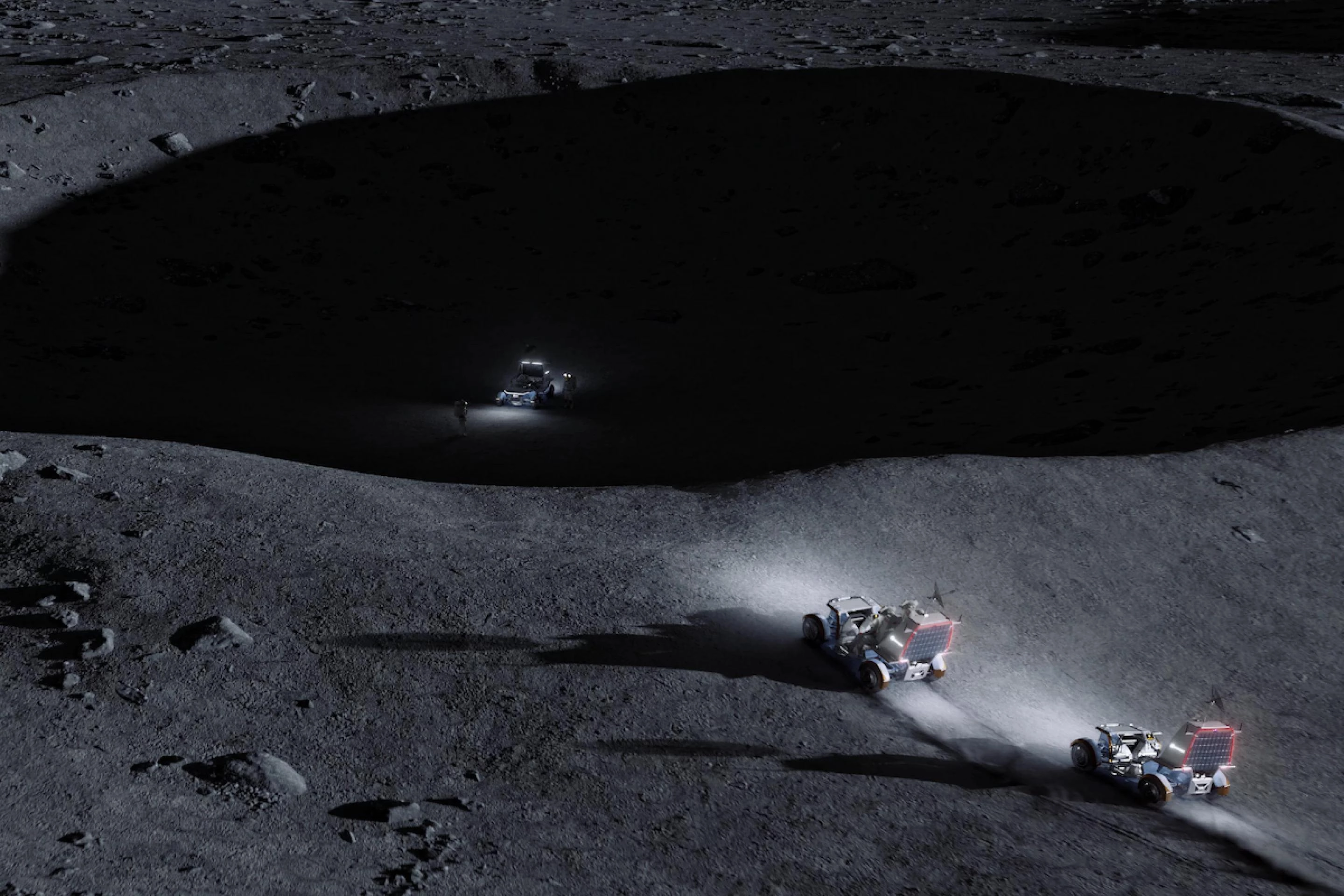 NASA 选定“飞马”新一代月球车 支撑南极永久月面基地建设