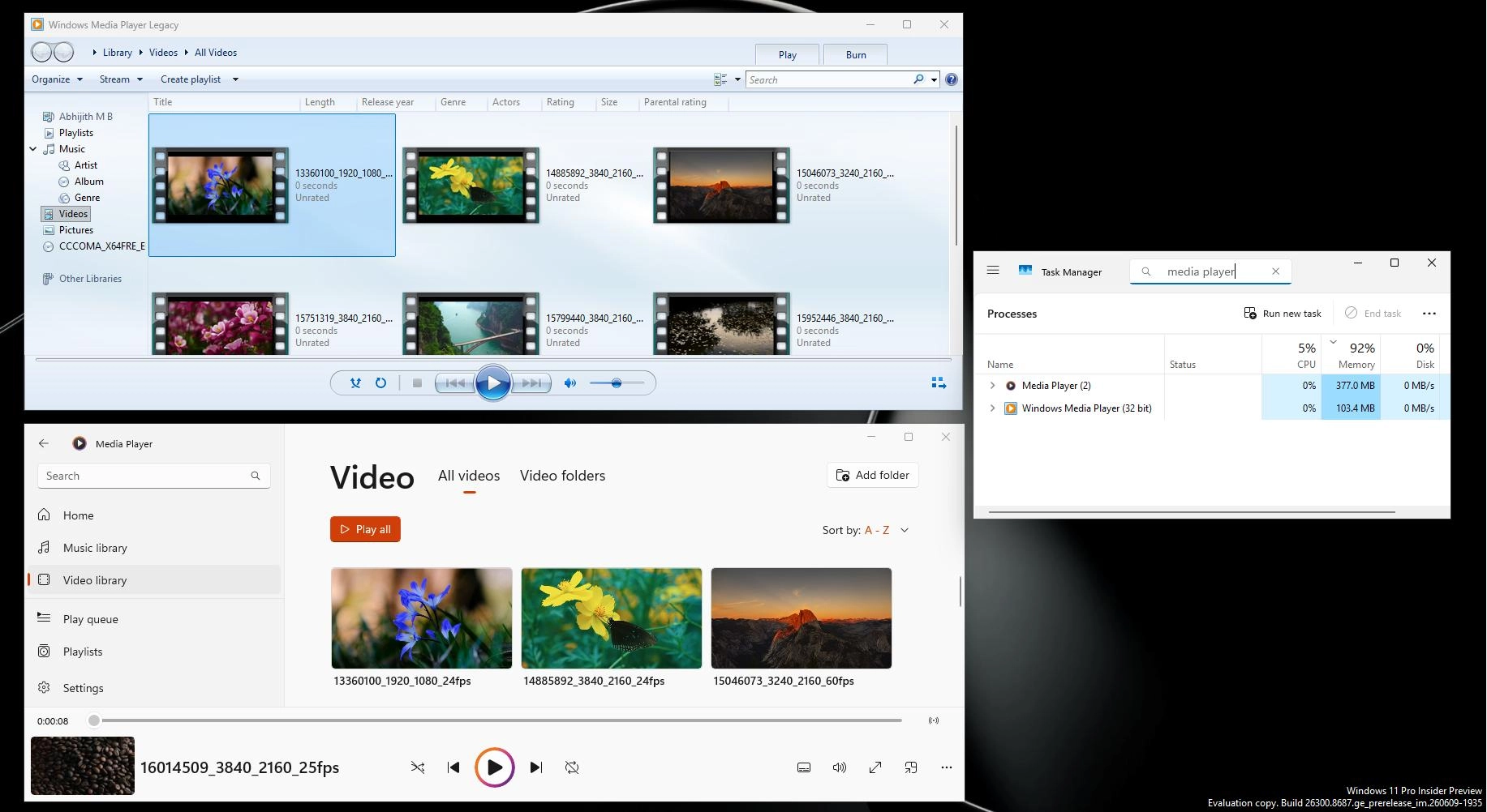 Windows Media Player仍在继续开发 性能与旧版存在差距