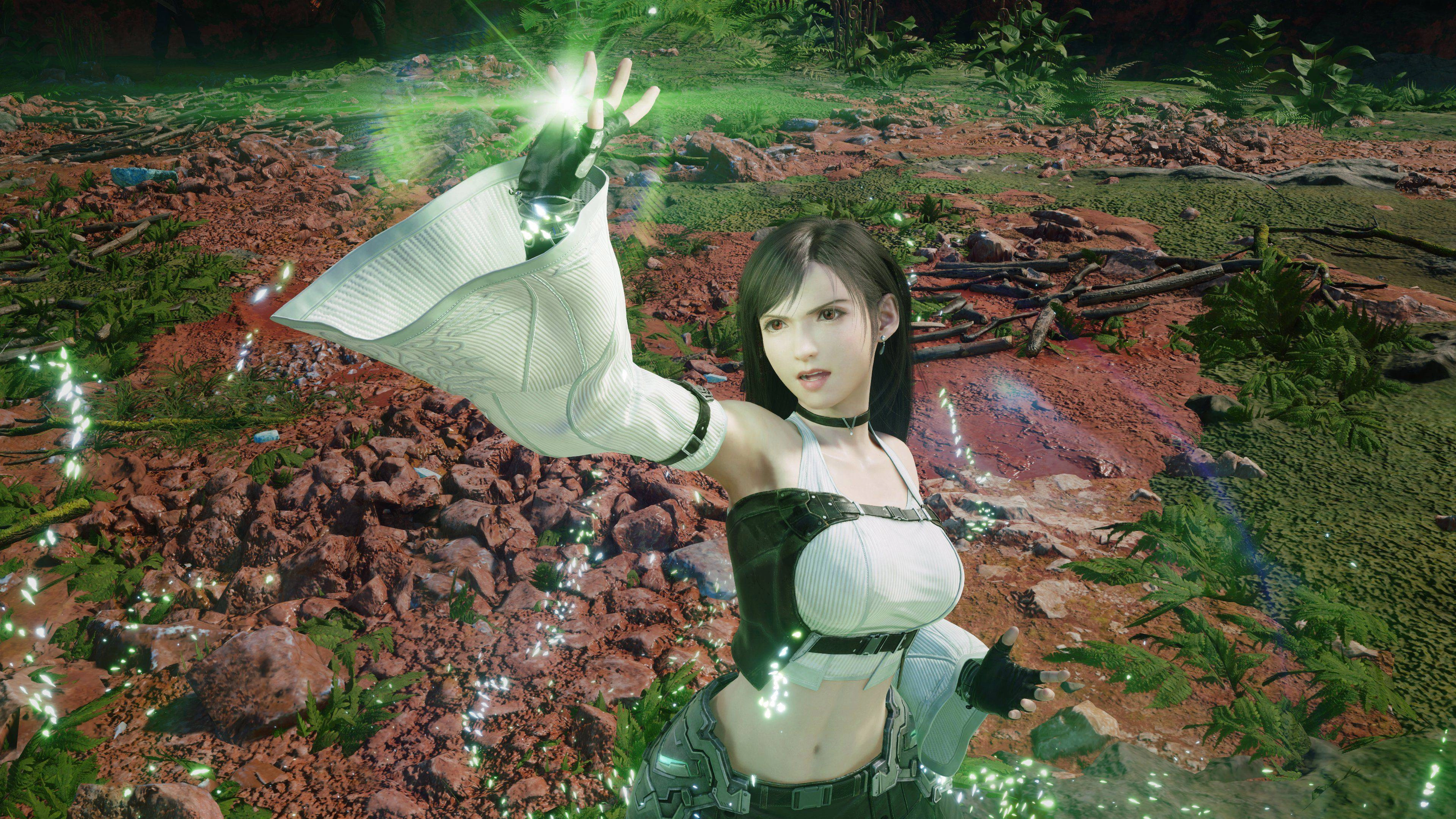 CAPCOM故意的吧！蒂法来到《街头霸王6》后，衣服直接取消了
