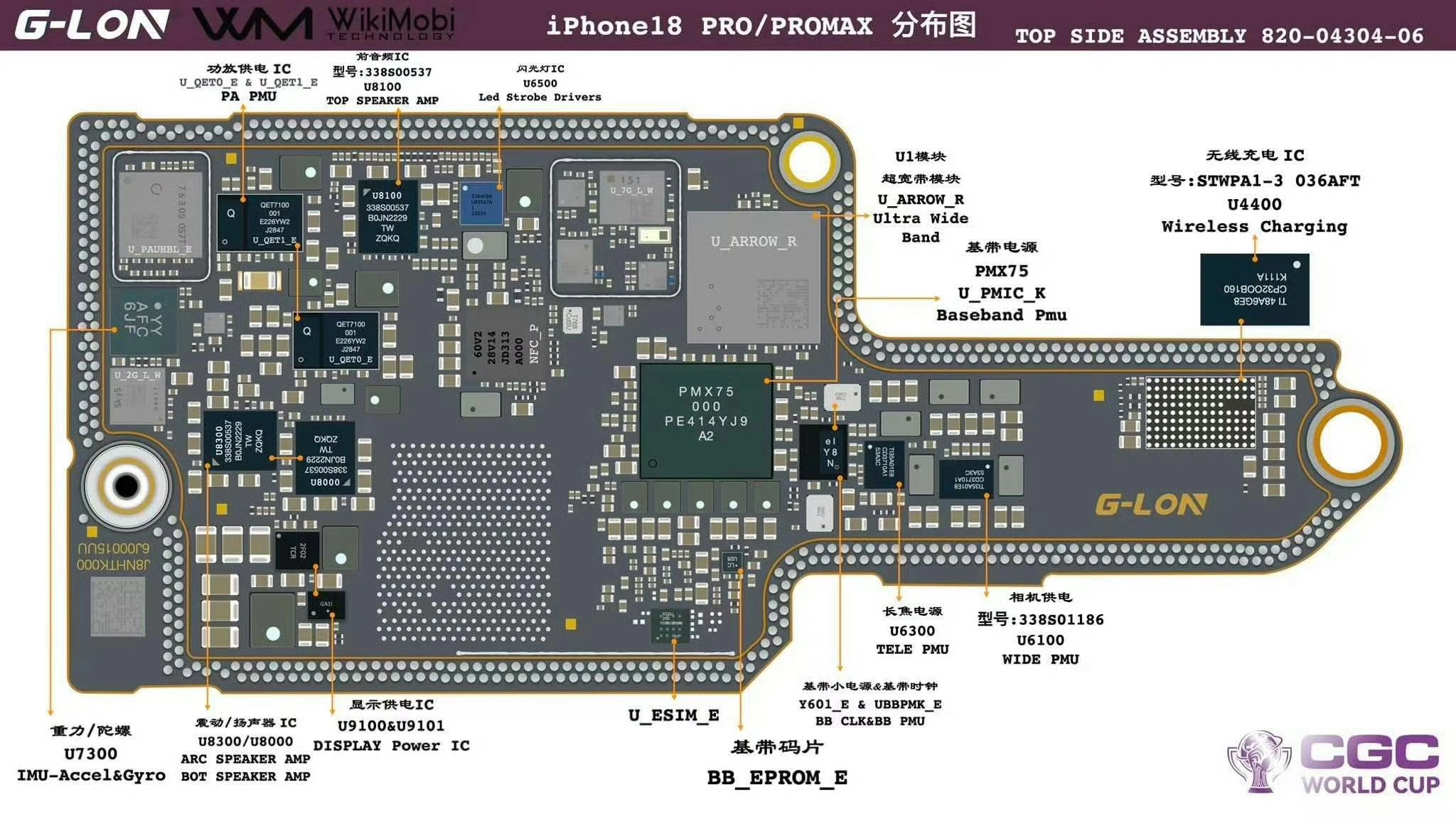 iPhone 18 Pro主板高清实物曝光:A20 Pro占用更大裸芯面积 高通5G基带
