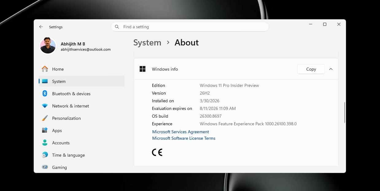 微软详解Windows 11 26H2更新机制:24H2/25H2用户可通过极小启用包完成更新