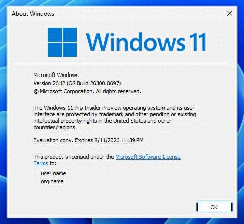 微软详解Windows 11 26H2更新机制:24H2/25H2用户可通过极小启用包完成更新 - 万事屋