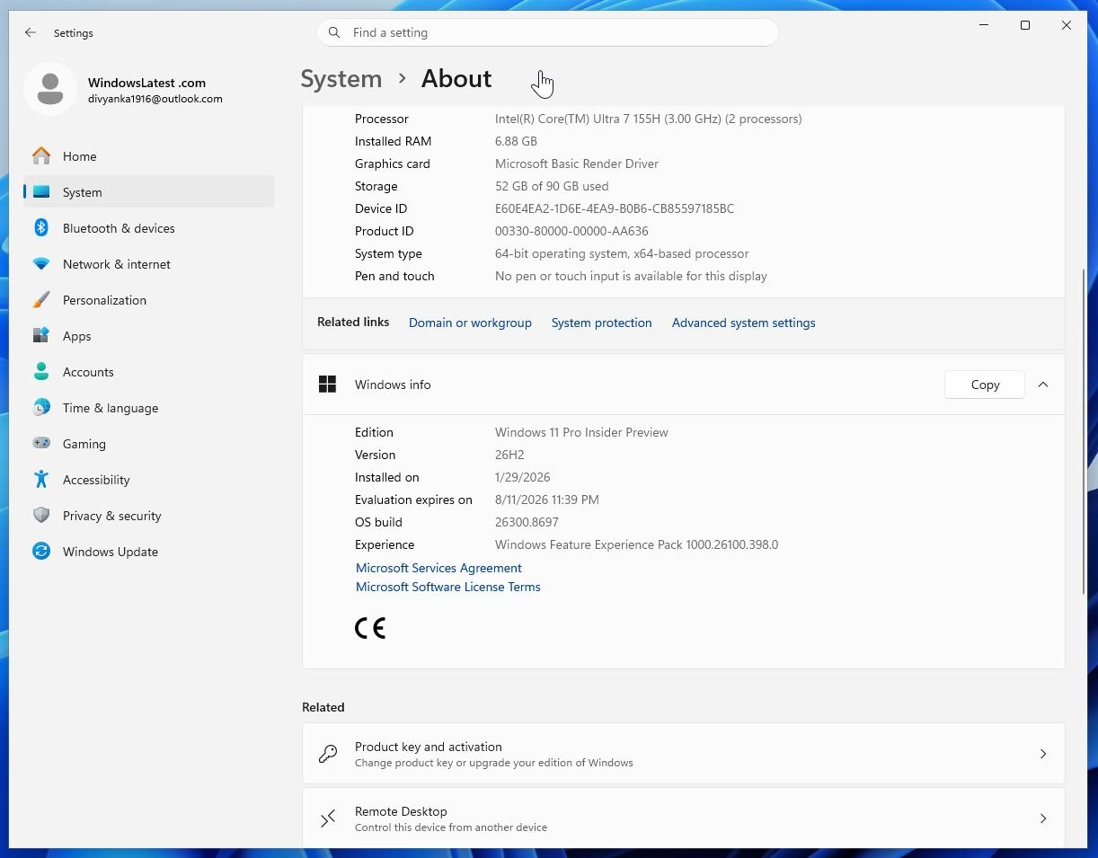 微软推进Windows 11 26H2公测 安装介质已启动测试