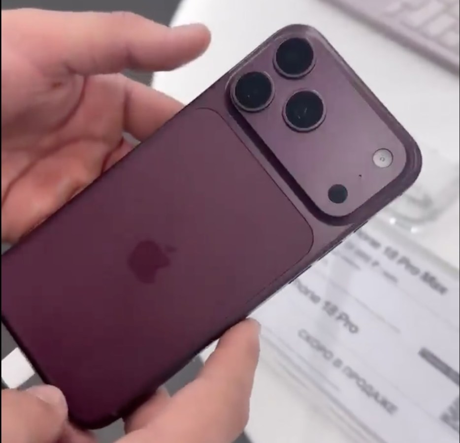 泄露上手视频曝光 iPhone 18 Pro 系列全新深樱桃与蓝色机身